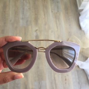 Prada Sunglasses, light pink/mauve
